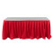 Фуршетная юбка красная 5,8м