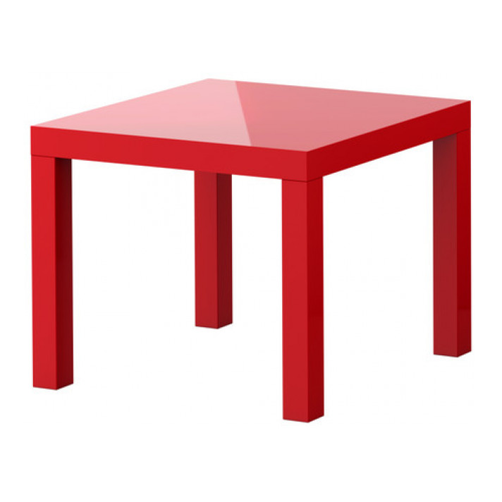 Стол квадратный красный 0,55*0,55м в аренду