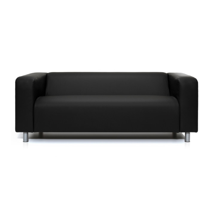 Диван Клиппан черный трехместный в аренду