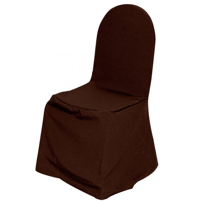 Чехол для стула шоколадный в аренду