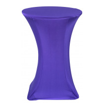 Скатерть стрейч фиолетовая на стол коктельный 1,1*0,7м