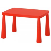 стол детский прямоугольный красный