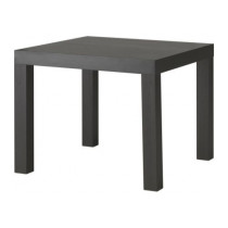 Стол квадратный черный 0,7*0,7м